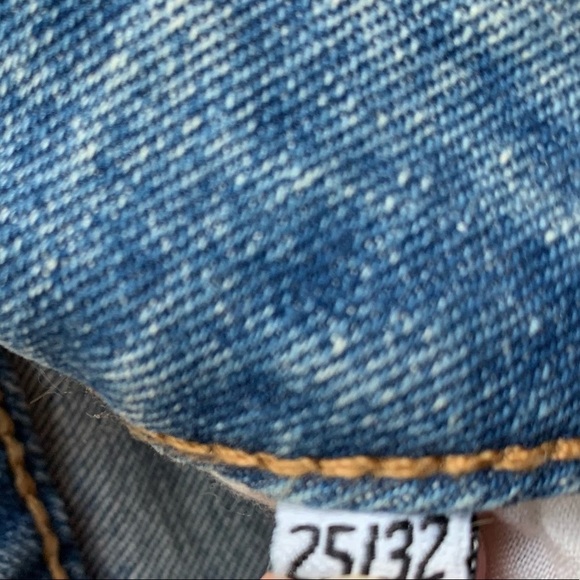 ASOS Cheap Monday Donna Skinny Jeans Dollar Blue  High Rise Waist Denim Size 25 - Picture 11 of 16